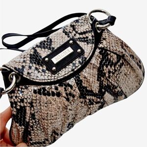 Miche Stella Snakeskin Convertible Crossbody Purse! NEW!